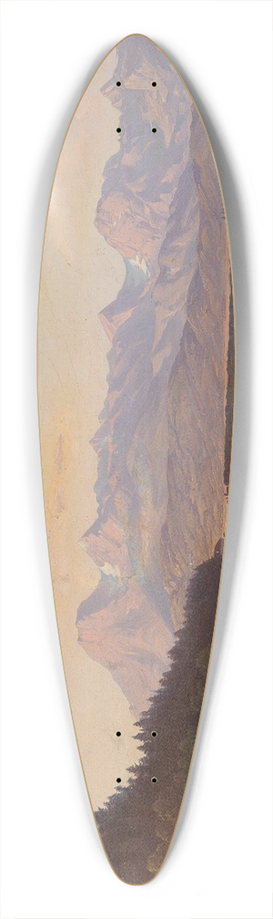 Anton Karinger - Radetzky Villa And The Kamnik Alps In Krain 39.3 inch art pintail longboard deck