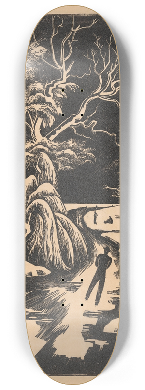 Bernard Essers - Winterlandschap 8.25 inch art skate deck