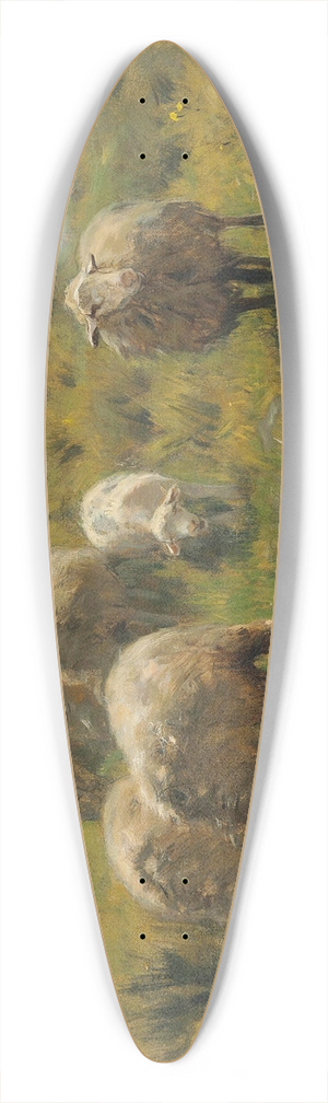Anton Mauve - On The Dunes 39.3 inch art pintail longboard deck
