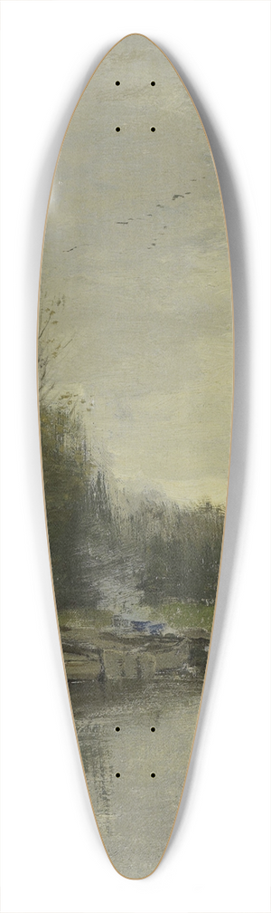Anton Mauve - Trekvaart 39.3 inch art pintail longboard deck