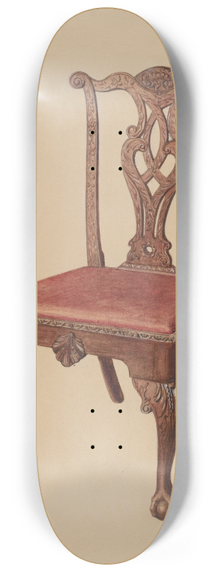 Bernard Gussow - Chair 8.25 inch art skate deck