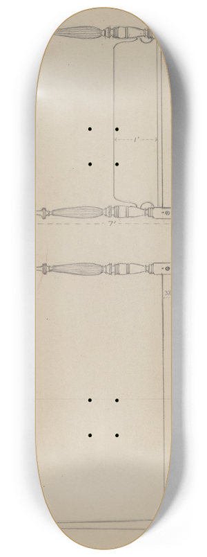 Bernard Gussow - Desk 8.25 inch art skate deck