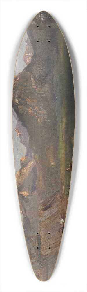 Anton Romako - Am Wolfgangsee 39.3 inch art pintail longboard deck