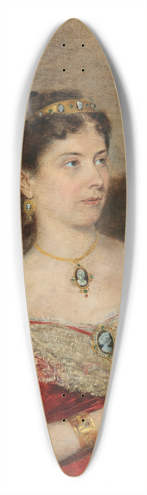 Anton Romako - Frstin Maria von Stackelberg 39.3 inch art pintail longboard deck