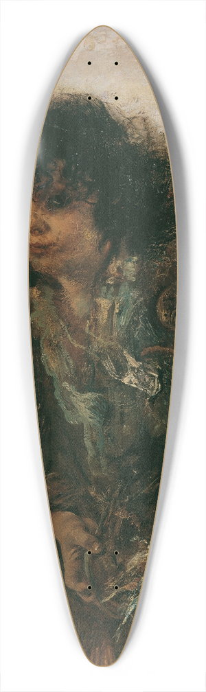 Anton Romako - Italienisches Fischerkind 39.3 inch art pintail longboard deck