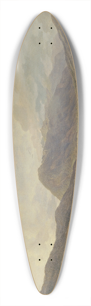 Anton Schiffer - sterreichischer Alpensee 39.3 inch art pintail longboard deck