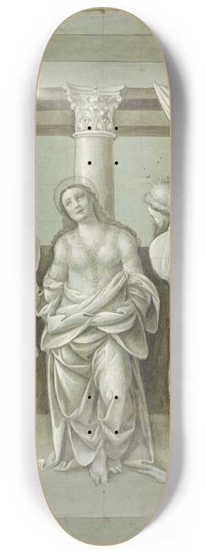 Bernardino Lanino - Flagellation of Saint Catherine 8.25 inch art skate deck Bernardino Lanino - Flagellation of Saint Catherine 8.25 inch art skate deck