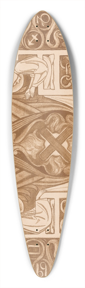 Antoon Derkinderen - In den Avond 39.3 inch art pintail longboard deck