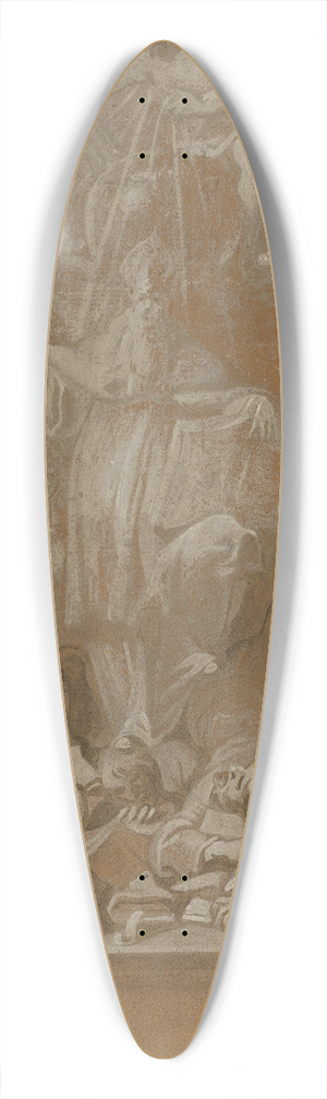 Antoon Sallaert - Saint Lambert Trampling his Murderers, Surrounded by the Four Church Fathers 39.3 inch art pintail longboard deck