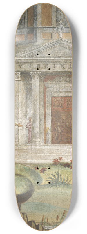 Bernardino Luini - Cephalus and Pan at the Temple of Diana 8.25 inch art skate deck Bernardino Luini - Cephalus and Pan at the Temple of Diana 8.25 inch art skate deck