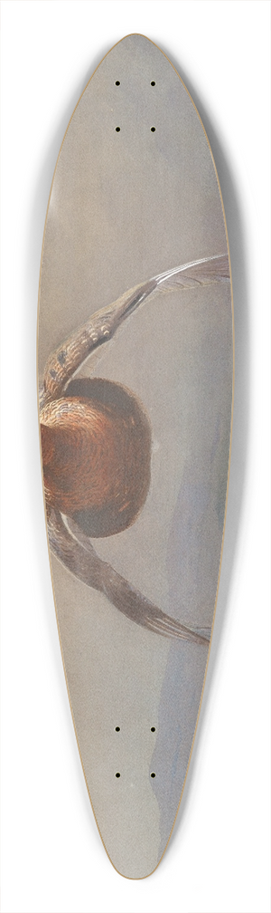 Archibald Thorburn - Grouse in flight 39.3 inch art pintail longboard deck