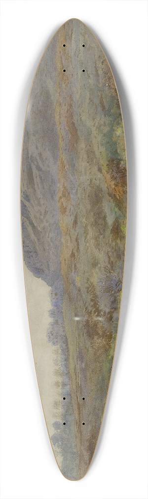 Archibald Thorburn - Moorland Landscape 39.3 inch art pintail longboard deck