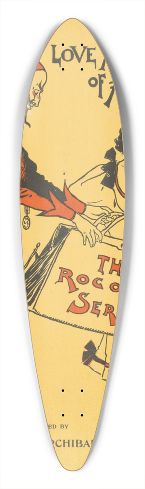 Archie Gunn - The Love Adventures of Al-Mansur 39.3 inch art pintail longboard deck