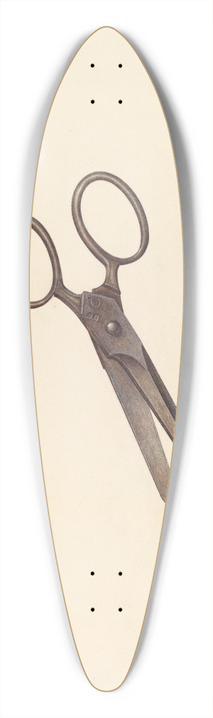 Archie Thompson - Bishop Hill  Small Scissors 39.3 inch art pintail longboard deck