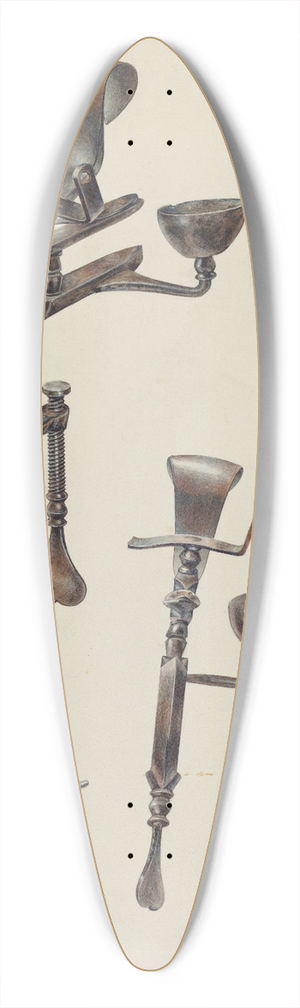 Archie Thompson - Sewing Bird 39.3 inch art pintail longboard deck