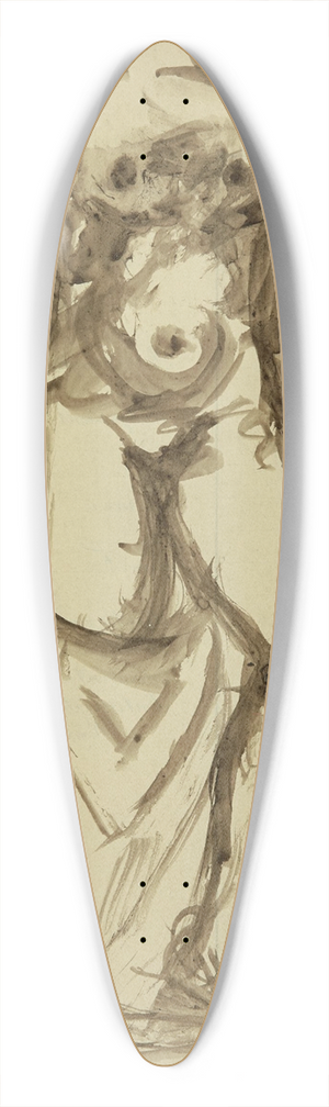 Aristide Maillol - Baigneuse, portrait de Madame Maillol 39.3 inch art pintail longboard deck