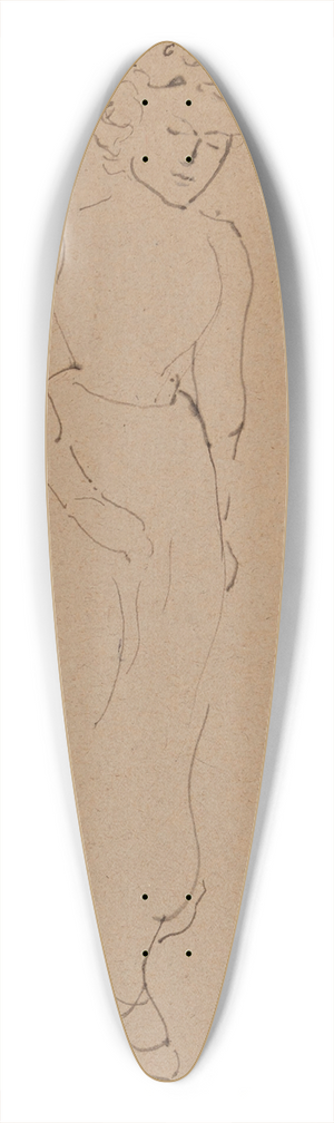 Aristide Maillol - Etude de femme debout 39.3 inch art pintail longboard deck Aristide Maillol - Etude de femme debout 39.3 inch art pintail longboard deck