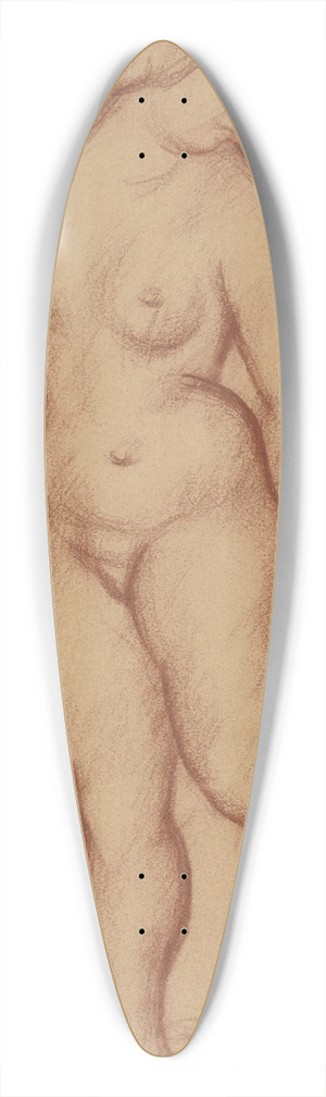 Aristide Maillol - Femme nue debout 39.3 inch art pintail longboard deck Aristide Maillol - Femme nue debout 39.3 inch art pintail longboard deck