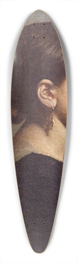 Armand Cambon - Portrait Of A Girl; After The Ball 39.3 inch art pintail longboard deck