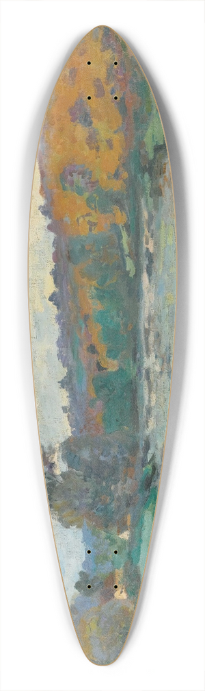 Armand Guillaumin - Barrage De Genetin, Crozant 39.3 inch art pintail longboard deck