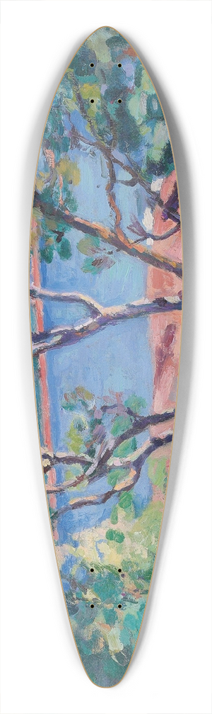 Armand Guillaumin - La Baie dAgay 39.3 inch art pintail longboard deck