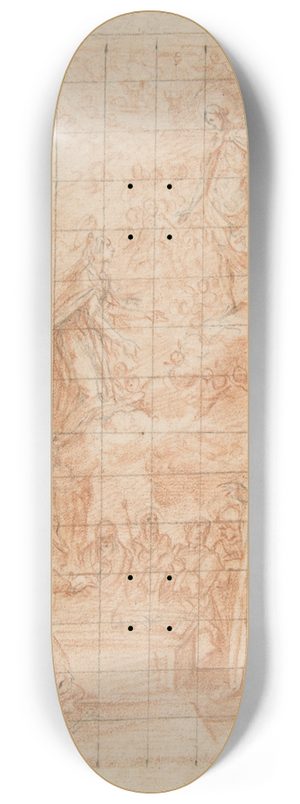 Bernardino Poccetti - The Assumption of the Virgin 8.25 inch art skate deck