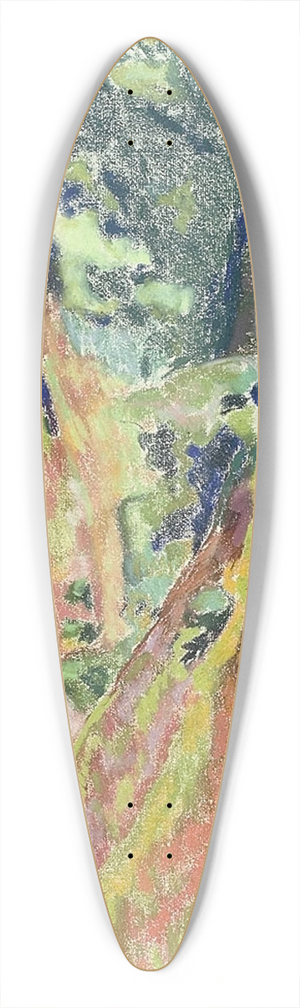 Armand Guillaumin - Landscape in Crozant 39.3 inch art pintail longboard deck