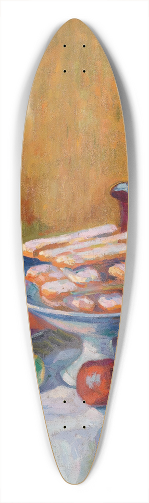 Armand Guillaumin - Nature Morte Aux Biscuits 39.3 inch art pintail longboard deck