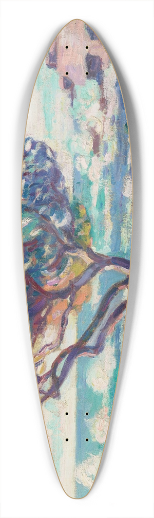 Armand Guillaumin - Paysage du midi, vue du Brusc 39.3 inch art pintail longboard deck
