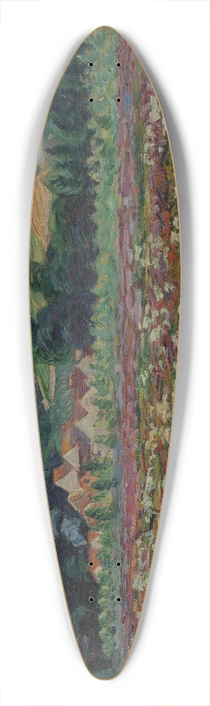 Armand Guillaumin - Prairie  Epinay sur Orge, le soir 39.3 inch art pintail longboard deck