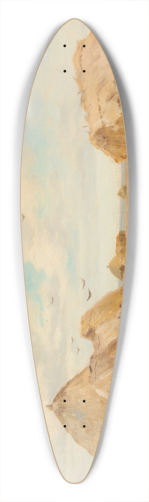 Armand Gury - fleurs  Orainville 39.3 inch art pintail longboard deck