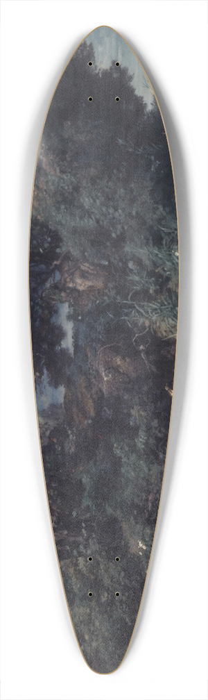 Arnold Bcklin - Dianas Hunt 39.3 inch art pintail longboard deck