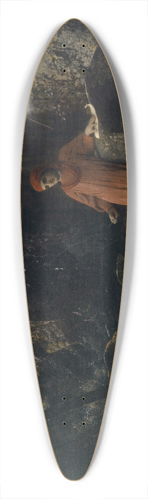 Arnold Bcklin - Petrarch at the Spring of Vaucluse 39.3 inch art pintail longboard deck