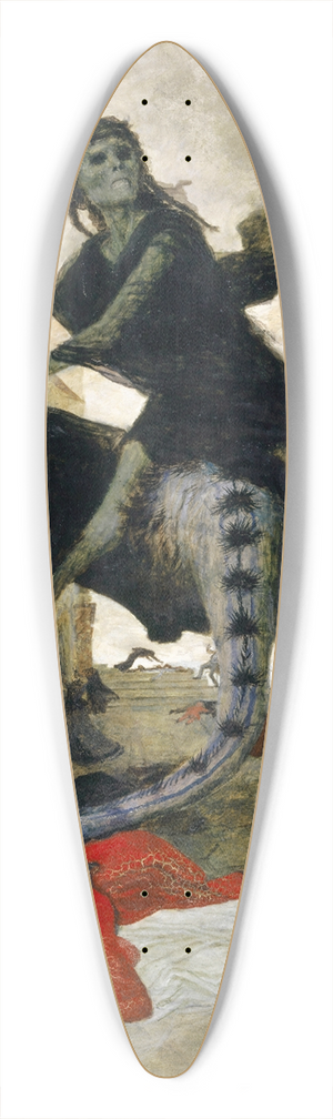 Arnold Bcklin - The Plague 39.3 inch art pintail longboard deck