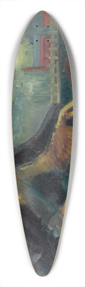 Arnold Peter Weisz-Kubnan - Dawn 39.3 inch art pintail longboard deck