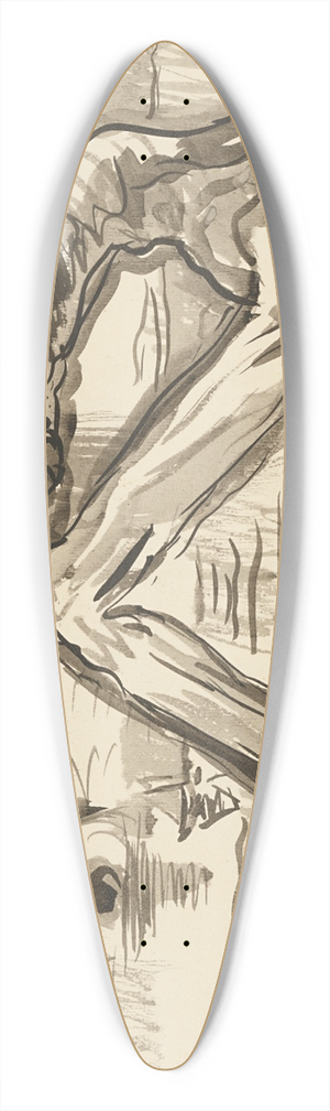 Arnold Peter Weisz-Kubnan - Dream (Study) 39.3 inch art pintail longboard deck