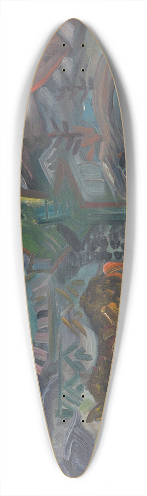 Arnold Peter Weisz-Kubnan - Resting Farmers 39.3 inch art pintail longboard deck