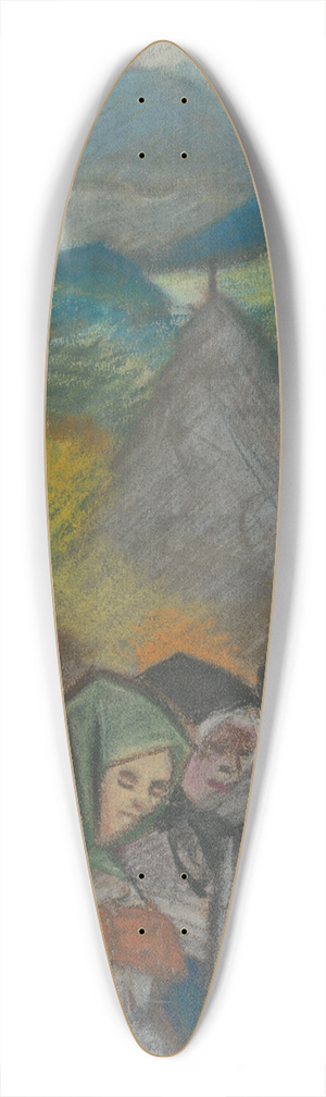Arnold Peter Weisz-Kubnan - Z poa domov 39.3 inch art pintail longboard deck