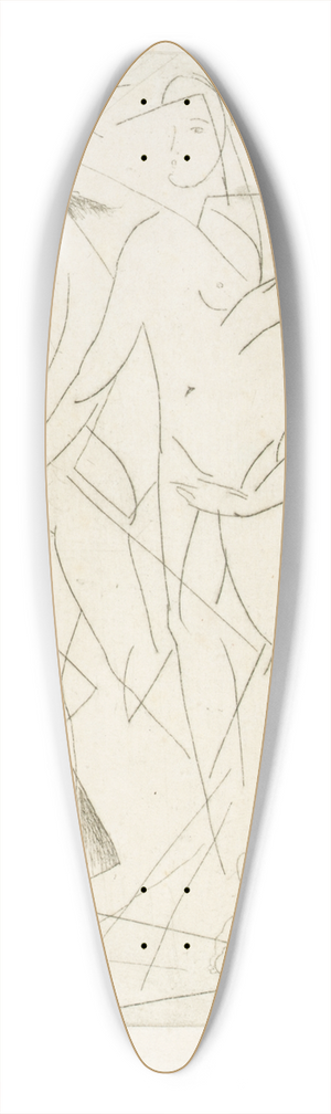 Arthur Bowen Davies - Andante 39.3 inch art pintail longboard deck