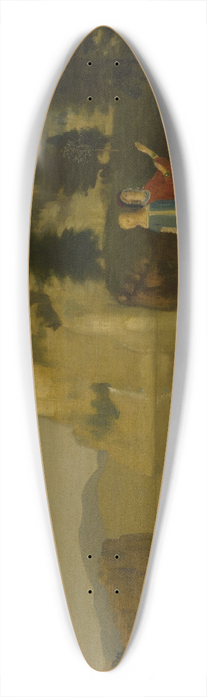 Arthur Bowen Davies - Silver Springs 39.3 inch art pintail longboard deck