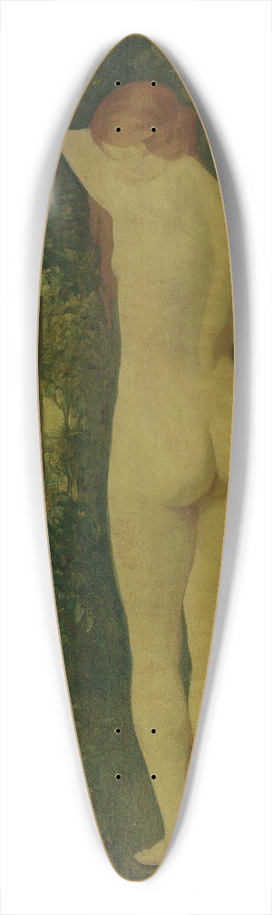 Arthur Bowen Davies - Standing Nude 39.3 inch art pintail longboard deck