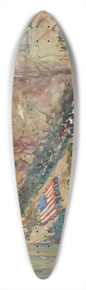 Arthur Clifton Goodwin - Liberty Loan Parade 39.3 inch art pintail longboard deck