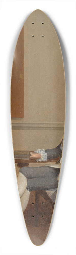 Arthur Devis - An Unknown Man Seated at a Table 39.3 inch art pintail longboard deck