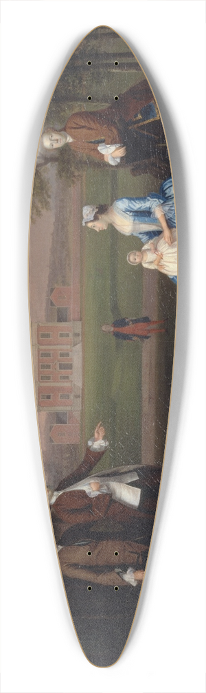 Arthur Devis - Robert Gwillym of Atherton and His Family 39.3 inch art pintail longboard deck
