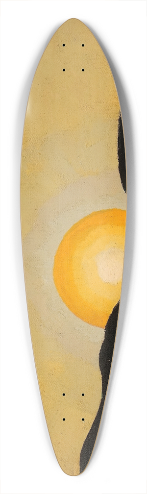 Arthur Dove - Northport Harbor 39.3 inch art pintail longboard deck