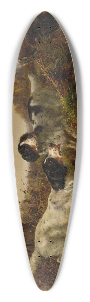 Arthur Fitzwilliam Tait - Flushing Grouse, Long Lake, Hamilton County, New York 39.3 inch art pintail longboard deck Arthur Fitzwilliam Tait - Flushing Grouse, Long Lake, Hamilton County, New York 39.3 inch art pintail longboard deck