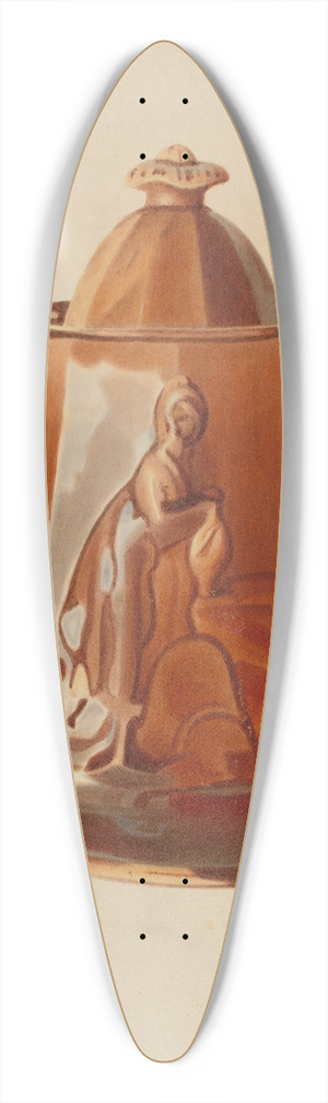 Arthur G. Merkley - Stoneware Teapot 39.3 inch art pintail longboard deck