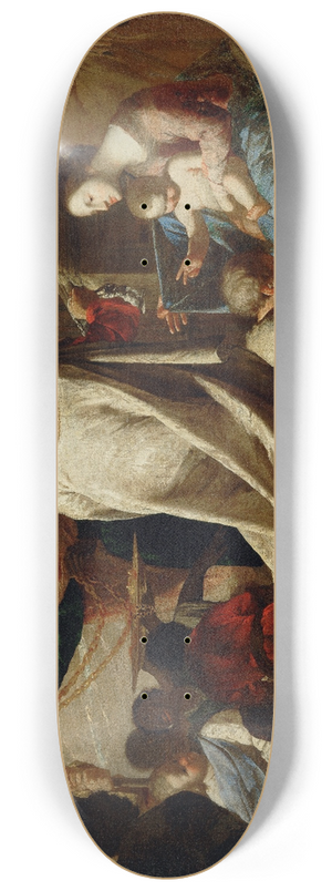 Bernardo Cavallino - Adoration Of The Magi 8.25 inch art skate deck