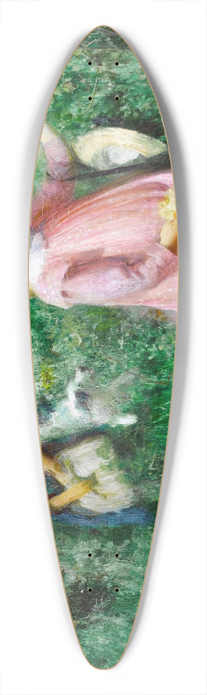 Arthur Hacker - Picking wildflowers 39.3 inch art pintail longboard deck