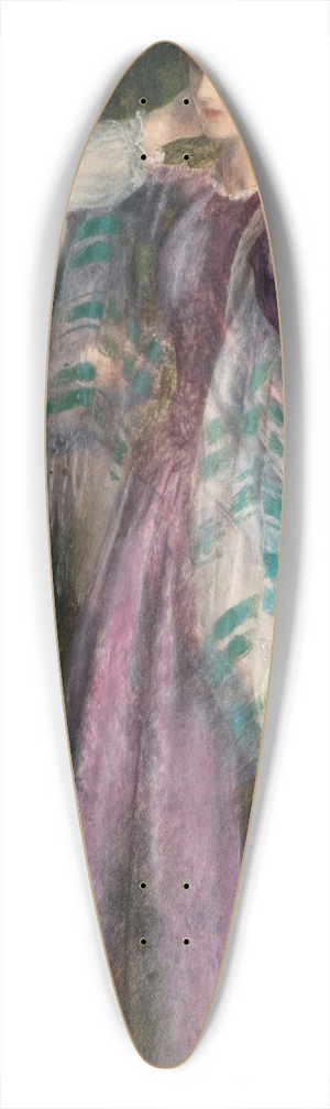 Arthur Hughes - Amy 39.3 inch art pintail longboard deck